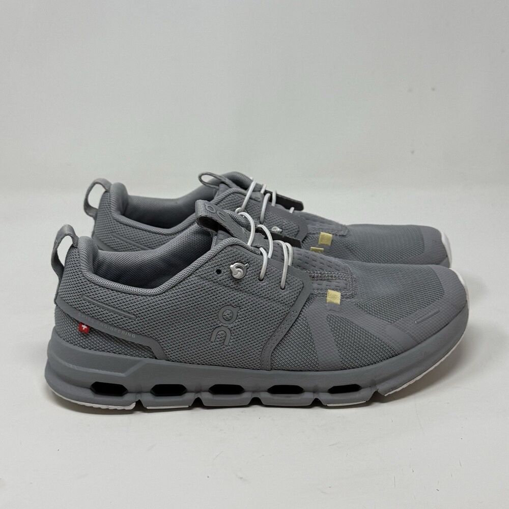 On Cloud Sky Running Shoes Kids Youth 6 Gray Mesh Lightweight Unisex Sneakers